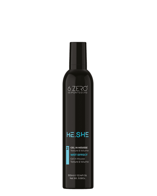 HE.SHE Gel in mousse texture and volume