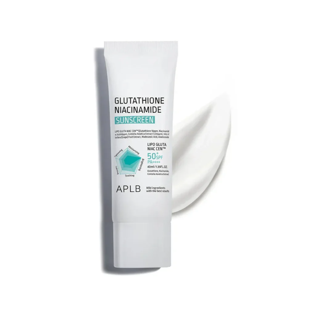 APLB Glutathione Niacinamide Sunscreen SPF50+ PA++++